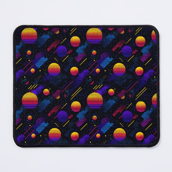 Item preview, 80s Synthwave Vaporwave Retro Sunset Abstract Pattern designed and sold by NicolasGlowArt.