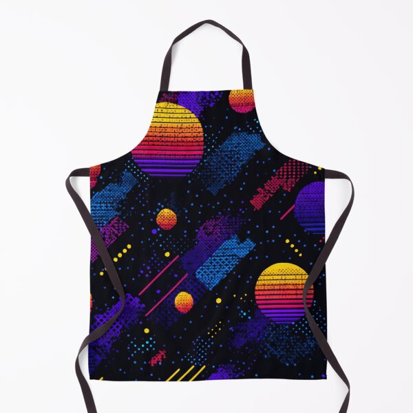 Item preview, 80s Synthwave Vaporwave Retro Sunset Abstract Pattern designed and sold by NicolasGlowArt.