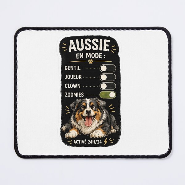 Item preview, Copy of Funny Australian Shepherd Owner Humor / Personal Assistant Aussie designed and sold by Va Comprendre.