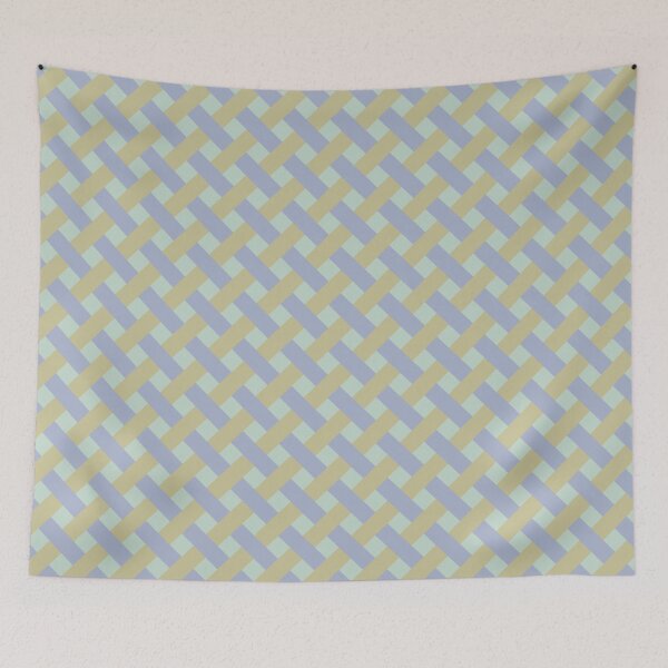 Item preview, Pastel Lattice in mint, purple, and yellow designed and sold by PCaleDesigns.
