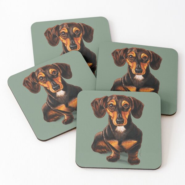 Item preview, Dachshund dog digital illustration designed and sold by Konopikyu.