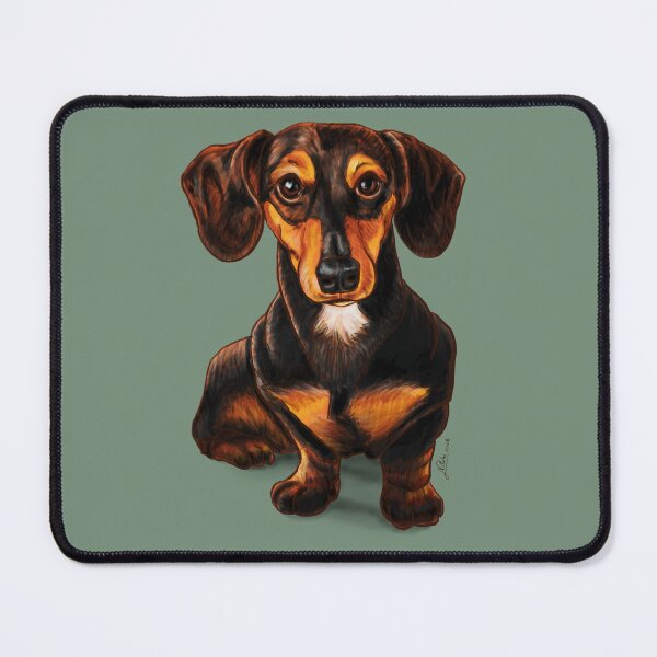 Item preview, Dachshund dog digital illustration designed and sold by Konopikyu.