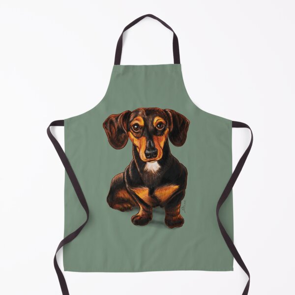 Item preview, Dachshund dog digital illustration designed and sold by Konopikyu.