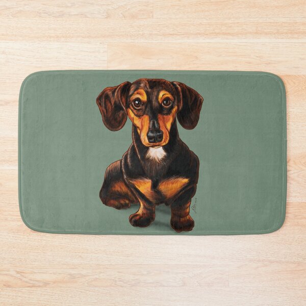Item preview, Dachshund dog digital illustration designed and sold by Konopikyu.