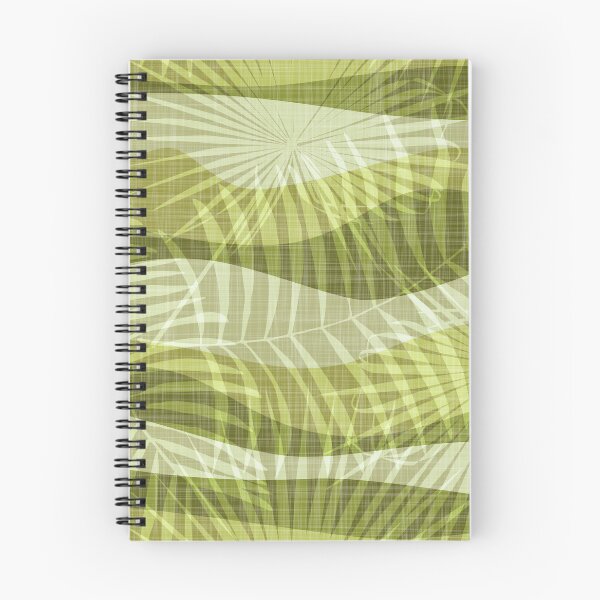Item preview, Olive green summer palm leaf breeze - wavy linen texture stripes designed and sold by kobyakov.