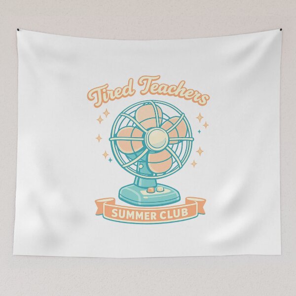 Item preview, Tired Teachers Summer Club designed and sold by LuveraxArt.