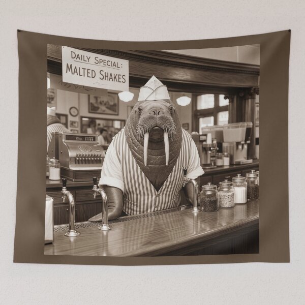Item preview, Walrus Is Debonair in All His Professional Actions  designed and sold by Tridentulus.