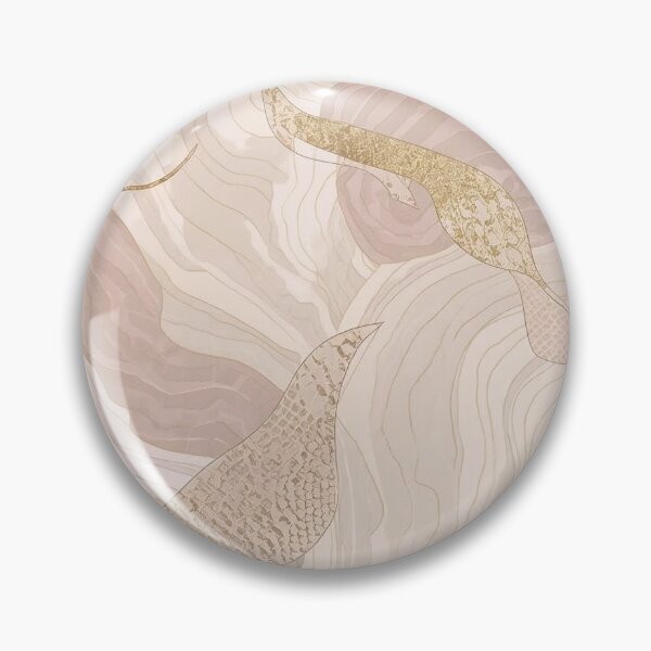 Item preview, Desert Serpent — Abstract Python Print in Nude, Blush and Gold designed and sold by Mripa.