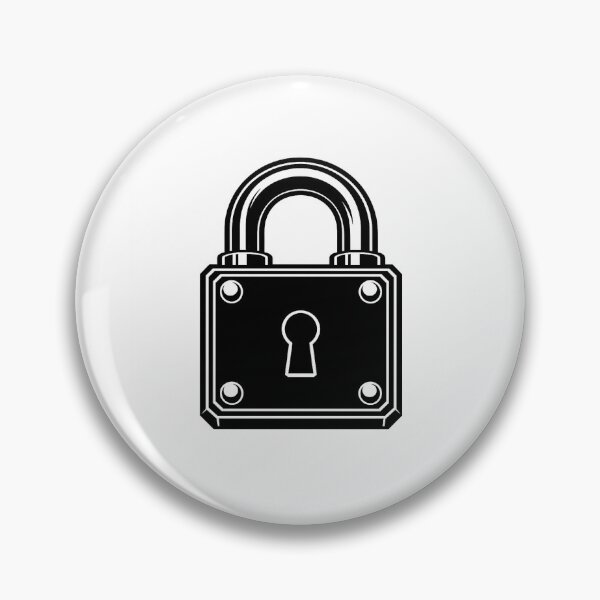 Item preview, Heavy Industrial Padlock Icon designed and sold by Le Grand Requin.