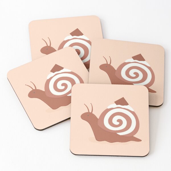 Item preview, Chocolate Cake Roll Snail designed and sold by Meg's Sketchbook.
