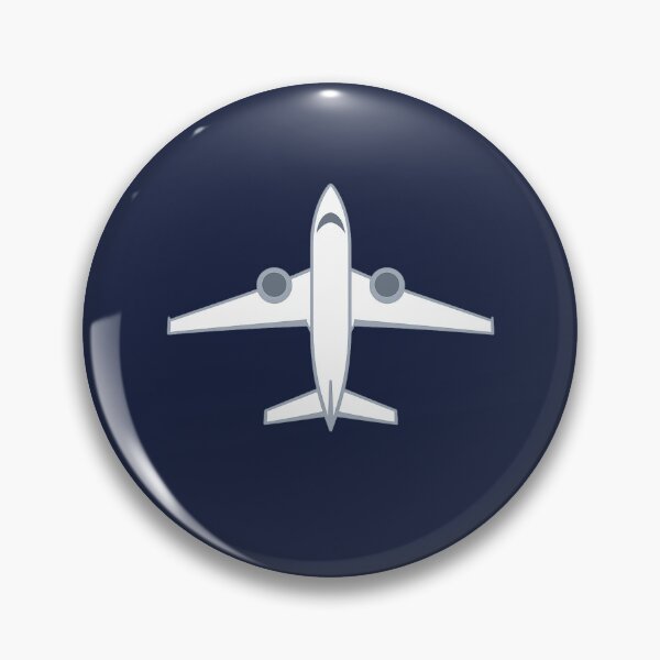 Item preview, Top-Down Minimalist Airplane Icon designed and sold by Le Grand Requin.