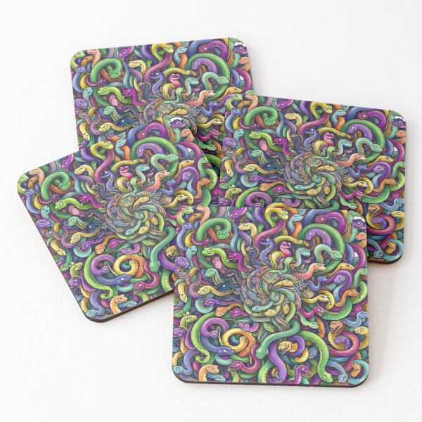 Item preview,  Colorful snakes designed and sold by MessyDaisy.