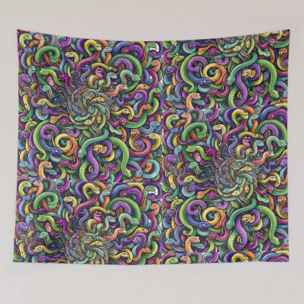 Item preview,  Colorful snakes designed and sold by MessyDaisy.