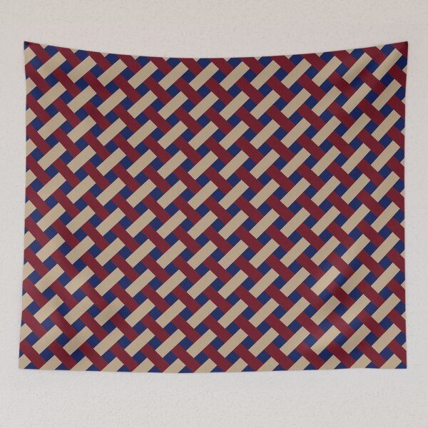 Item preview, Lattice in red and blue designed and sold by PCaleDesigns.