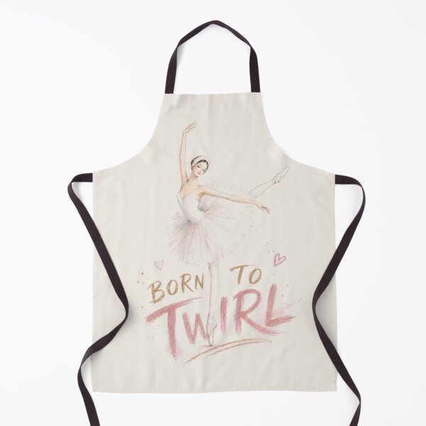 Item preview, BORN TO TWIRL | Ballet Dancer Design | Soft Feminine Aesthetic Art designed and sold by Baroness Swan.