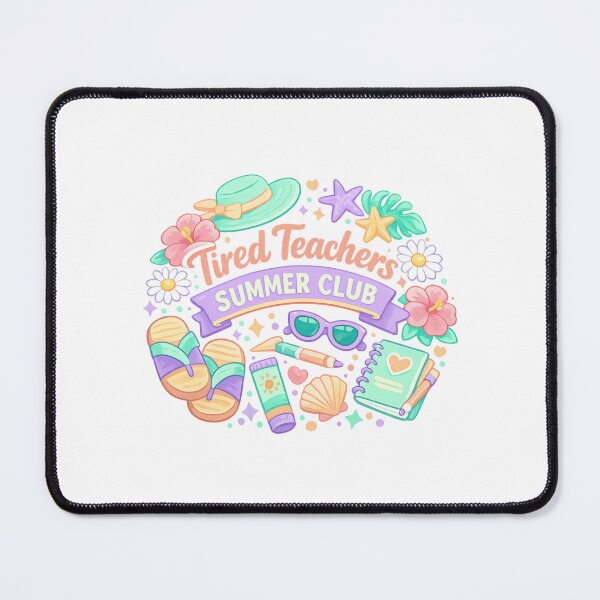 Item preview, Tired Teachers Summer Club designed and sold by LuveraxArt.