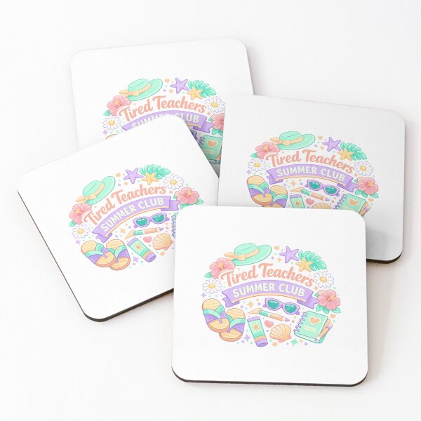 Item preview, Tired Teachers Summer Club designed and sold by LuveraxArt.
