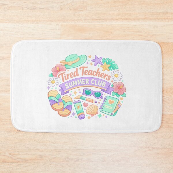Item preview, Tired Teachers Summer Club designed and sold by LuveraxArt.