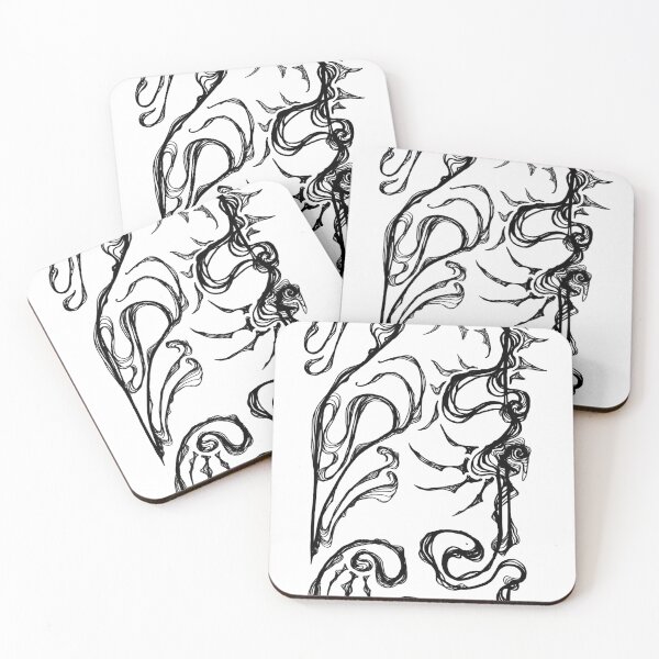 Item preview, Liquid Gothic Frame – Organic Abstract Ornament designed and sold by JFOdesign.