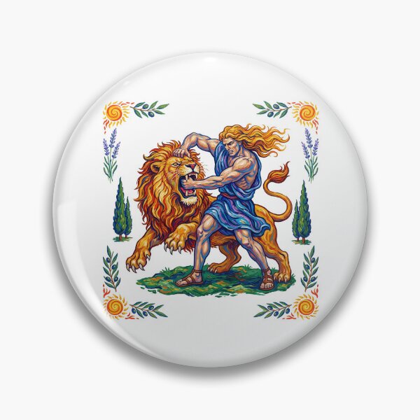 Item preview, Wrestling Lion Mythologica designed and sold by TeeARTHY.