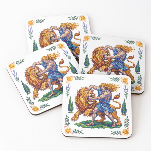 Item preview, Wrestling Lion Mythologica designed and sold by TeeARTHY.