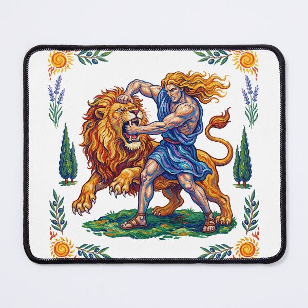 Item preview, Wrestling Lion Mythologica designed and sold by TeeARTHY.