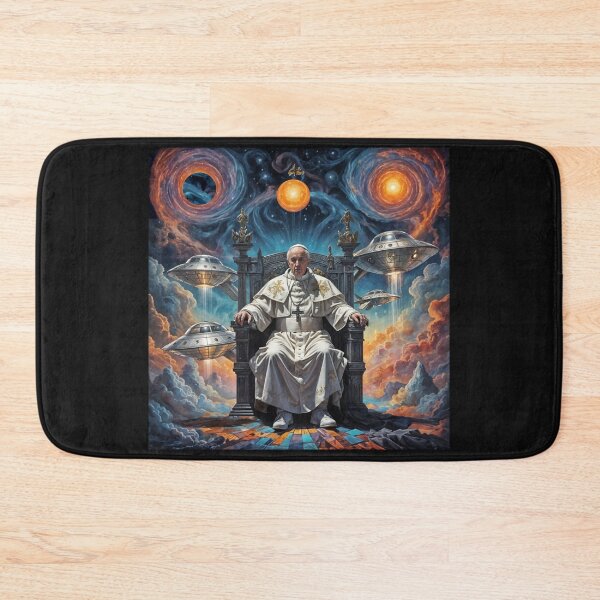 Item preview, Space Cathedral of Dreams Tarot Card The Pope #2 designed and sold by Helios Be. Lavsh.