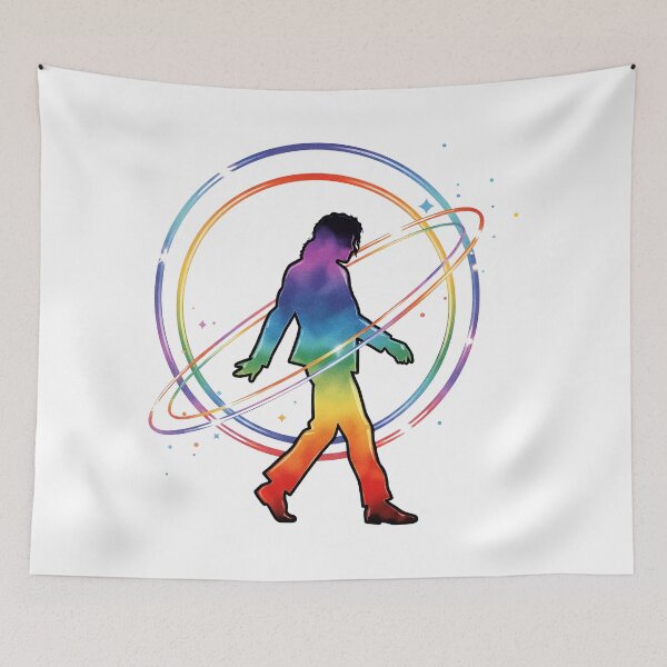 Item preview, Minimal Rainbow Moonwalk Vector designed and sold by Dhenin Studio.