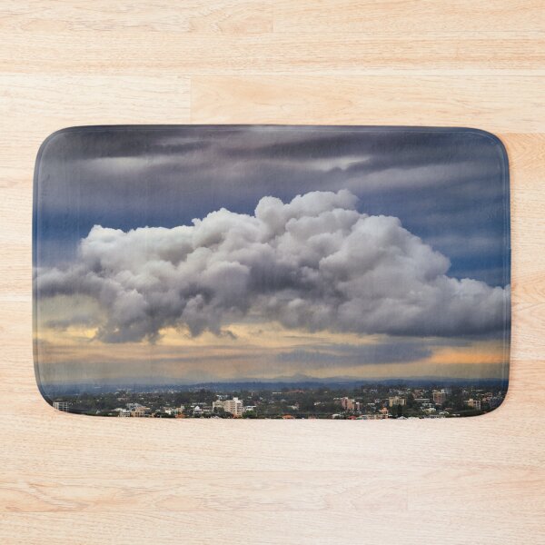 Item preview, Dramatic Cloud Over Brisbane City Skyline designed and sold by pcole123.