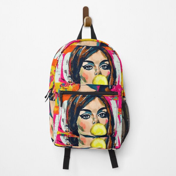 Item preview, Bubble Pop Attitude - Bold Feminine Energy Framed in Vibrant Color and Urban Expression designed and sold by OlfactoART Studio.