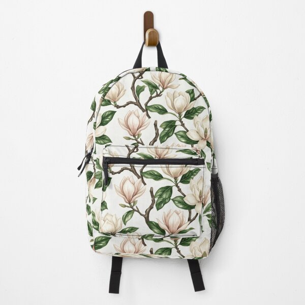 Item preview, Magnolia Branch Watercolor Botanical Seamless Pattern designed and sold by Inkworksbyshery.