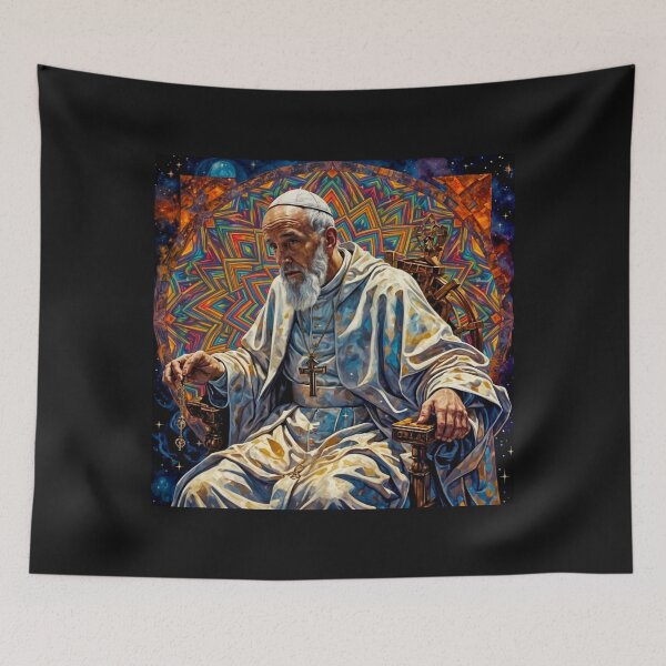 Item preview, Space Cathedral of Dreams Tarot Card The Pope #3 designed and sold by Helios Be. Lavsh.