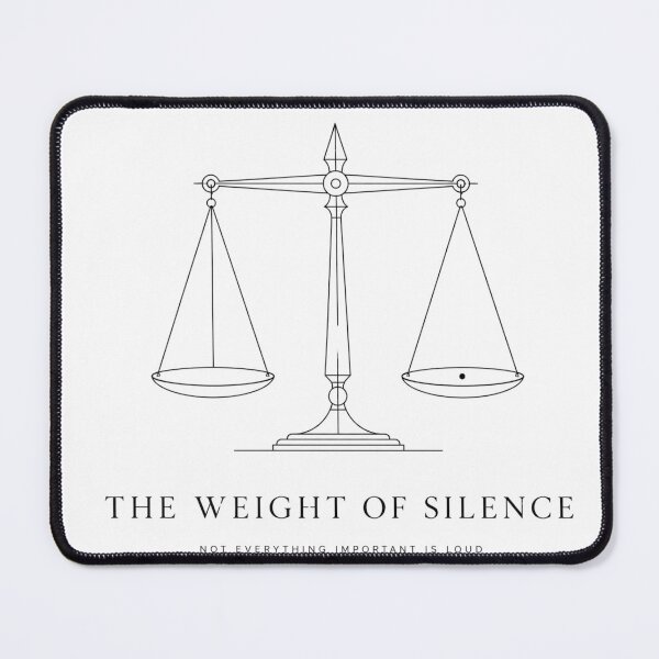 Item preview, THE WEIGHT OF SILENCE designed and sold by PixelPublishing.