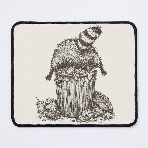 Item preview, Eat Pray Dumpster Raccoon Funny Trash Panda Parody designed and sold by bosamji.