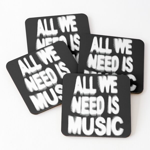 Item preview, All We Need Is Music (Dark) designed and sold by ProdByRTHA.
