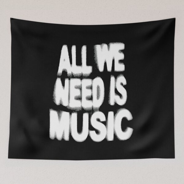 Item preview, All We Need Is Music (Dark) designed and sold by ProdByRTHA.