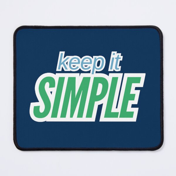 Item preview, Optimistic Phrase Keep It Simple designed and sold by MundoZoe.