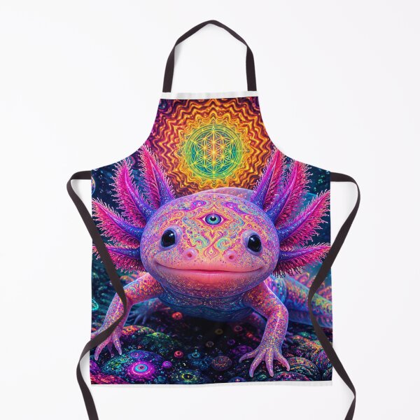 Item preview, Psychedelic Axolotl Dreamscape designed and sold by ITSimagination.