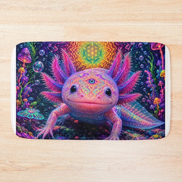Item preview, Psychedelic Axolotl Dreamscape designed and sold by ITSimagination.