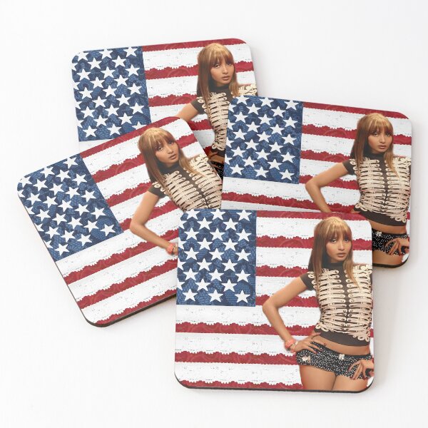Item preview, Pink Pantheress American flag  designed and sold by aquabutterflyco .