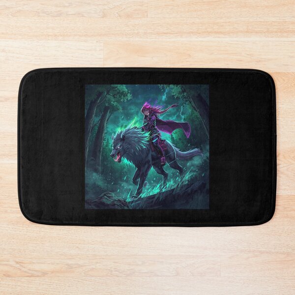 Item preview, Fantasy Wolf Rider Nature Art Character Design designed and sold by DervoTeck2767.