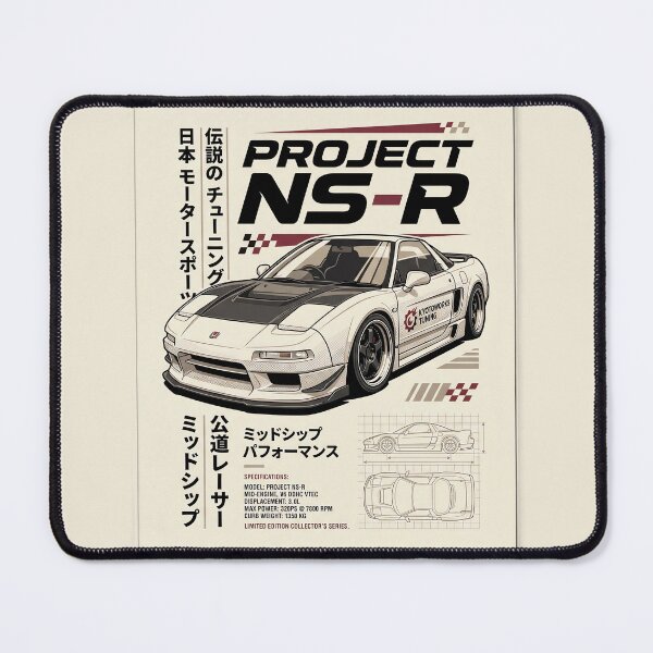 Item preview,  Project NS-R Retro JDM Supercar Poster designed and sold by Pixel-Perfecto.