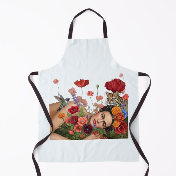 Item preview, Surreal Frida Kahlo Portrait With Red Poppies designed and sold by TeeARTHY.