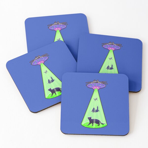 Item preview, Cat Alien Abduction designed and sold by Awesome Opossum Art & Design.