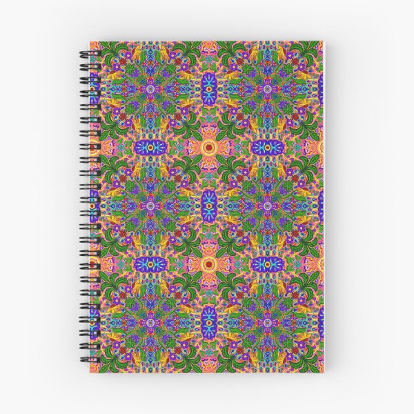 Item preview, Maximalist Flower Weather Tile Pattern - Coral designed and sold by PCaleDesigns.