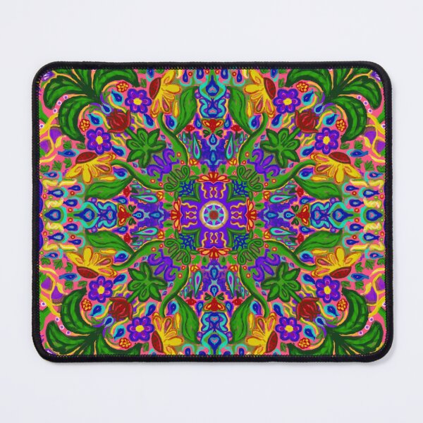 Item preview, Maximalist Flower Weather Tile Pattern - Coral designed and sold by PCaleDesigns.