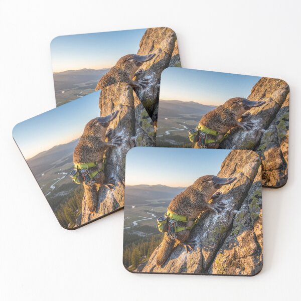 Item preview, Rock Climbing Platypus Is Summit Bound  designed and sold by Tridentulus.