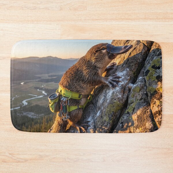 Item preview, Rock Climbing Platypus Is Summit Bound  designed and sold by Tridentulus.