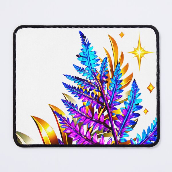 Item preview, ✨ MIDNIGHT FERNS ✨– ELECTRIC BOTANICA SERIES - white background designed and sold by WheelieGdArt.