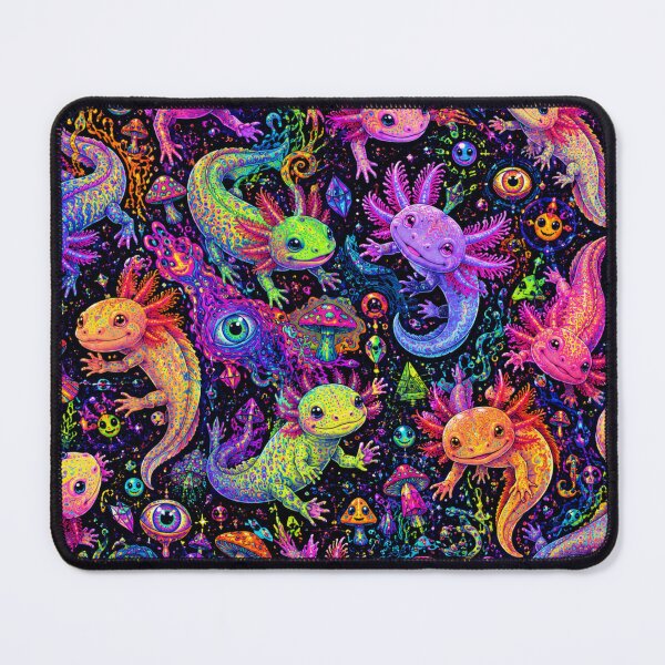 Item preview, Neon Axolotl Chaos designed and sold by ITSimagination.